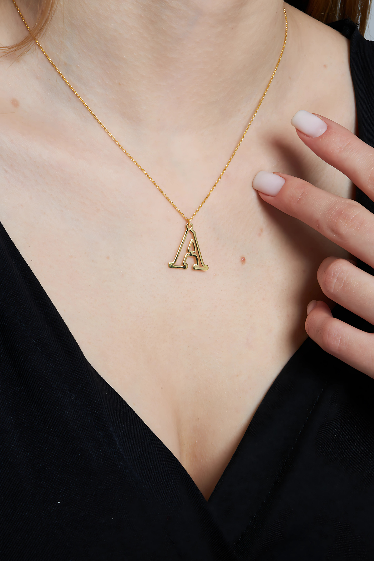 Harfli Tasarım Kolye - 925 GÜMÜŞ