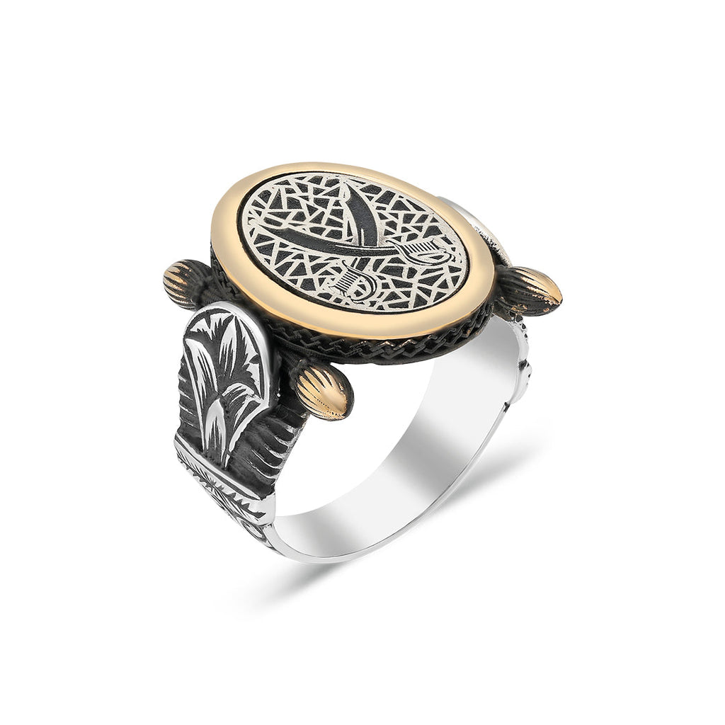 Oval Kılıç Yüzük - 925 GÜMÜŞ