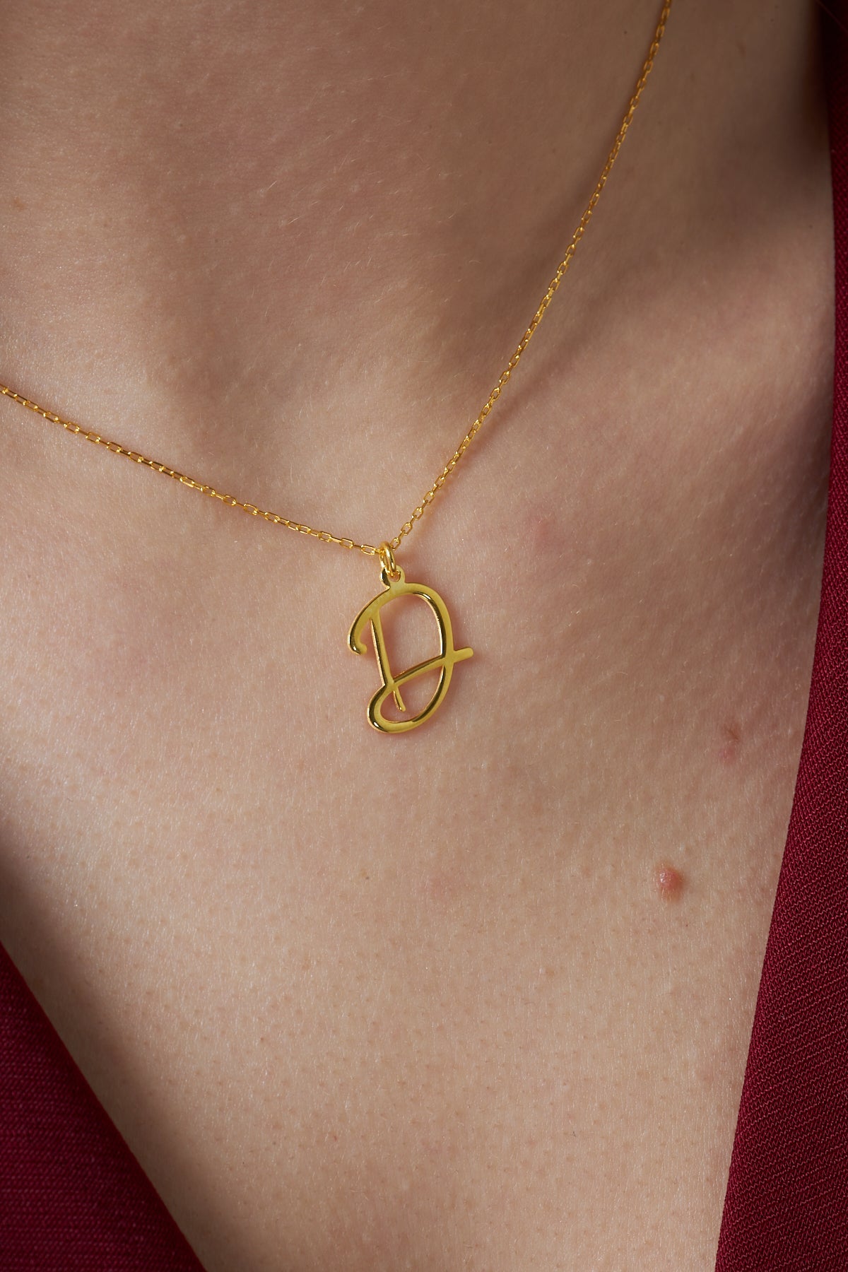 Baş Harfli Kolye - 925 GÜMÜŞ