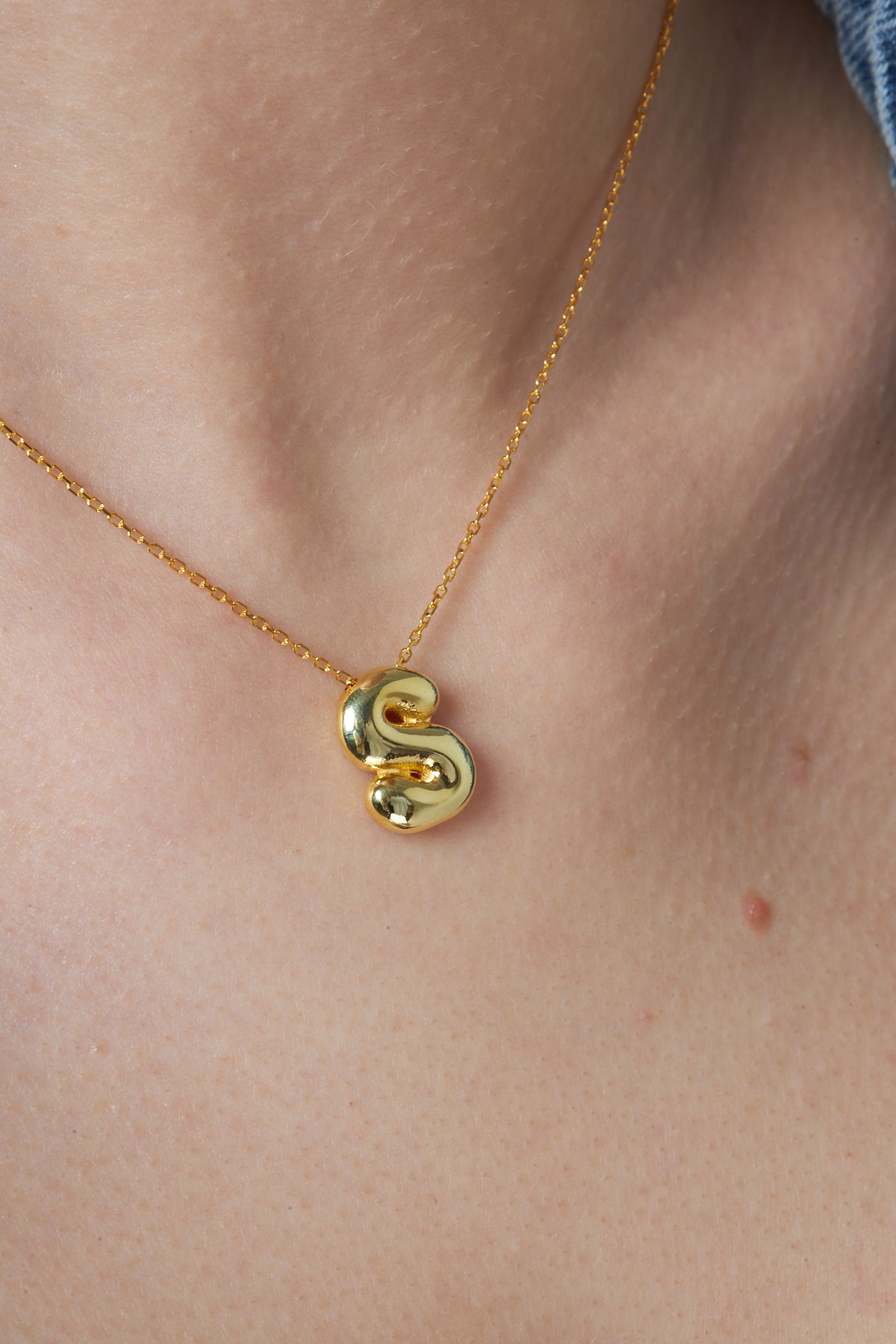 Balon Harf Kolye - 925 GÜMÜŞ