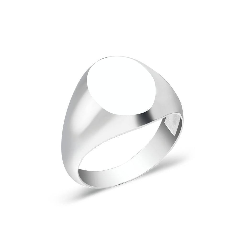 Oval Basit Yüzük - 925 GÜMÜŞ