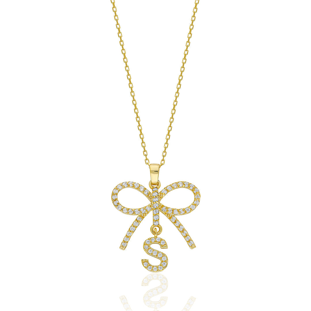 Fiyonk Harfli Kolye - 925 GÜMÜŞ