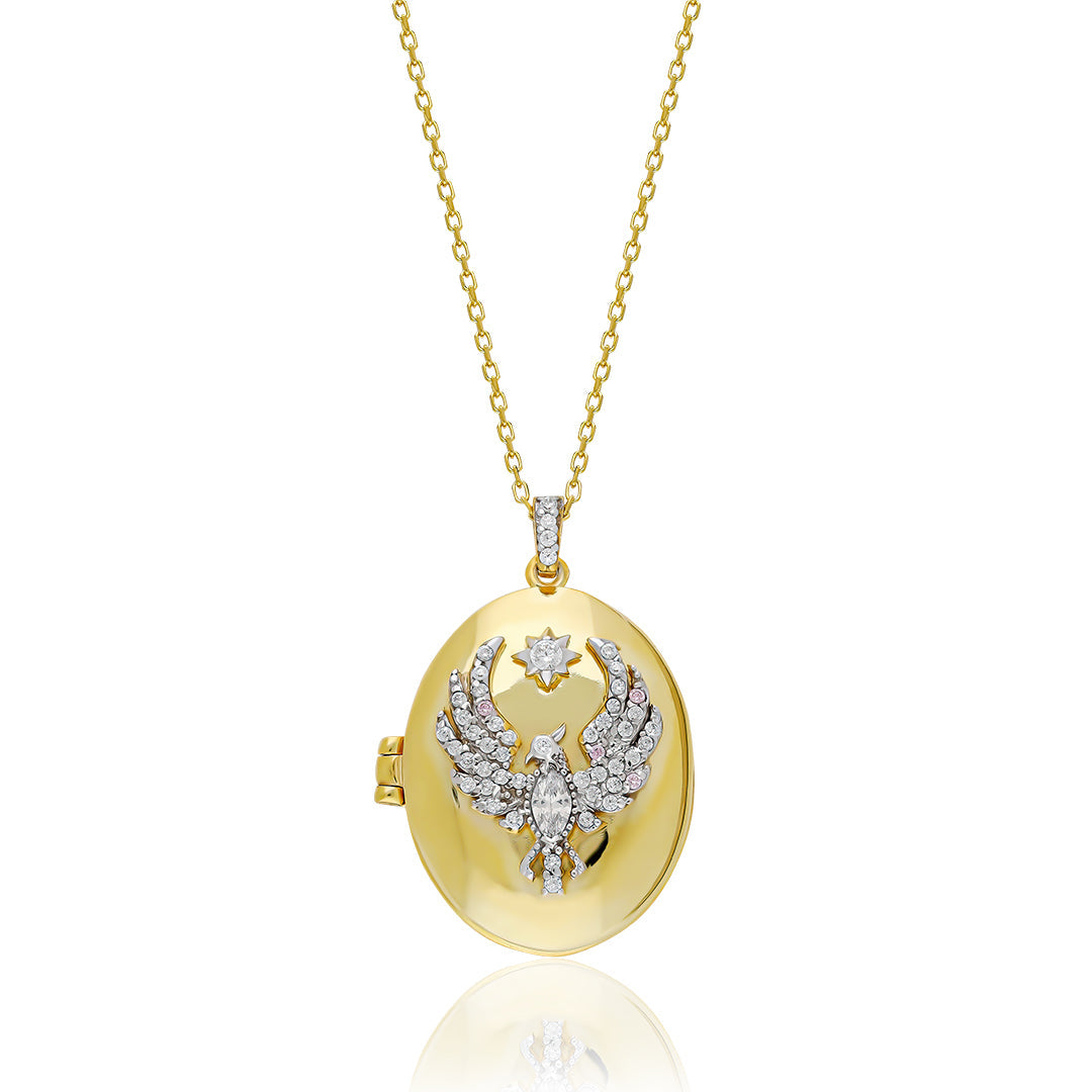 Alya Anka Kuşu Kolye - 925 GÜMÜŞ