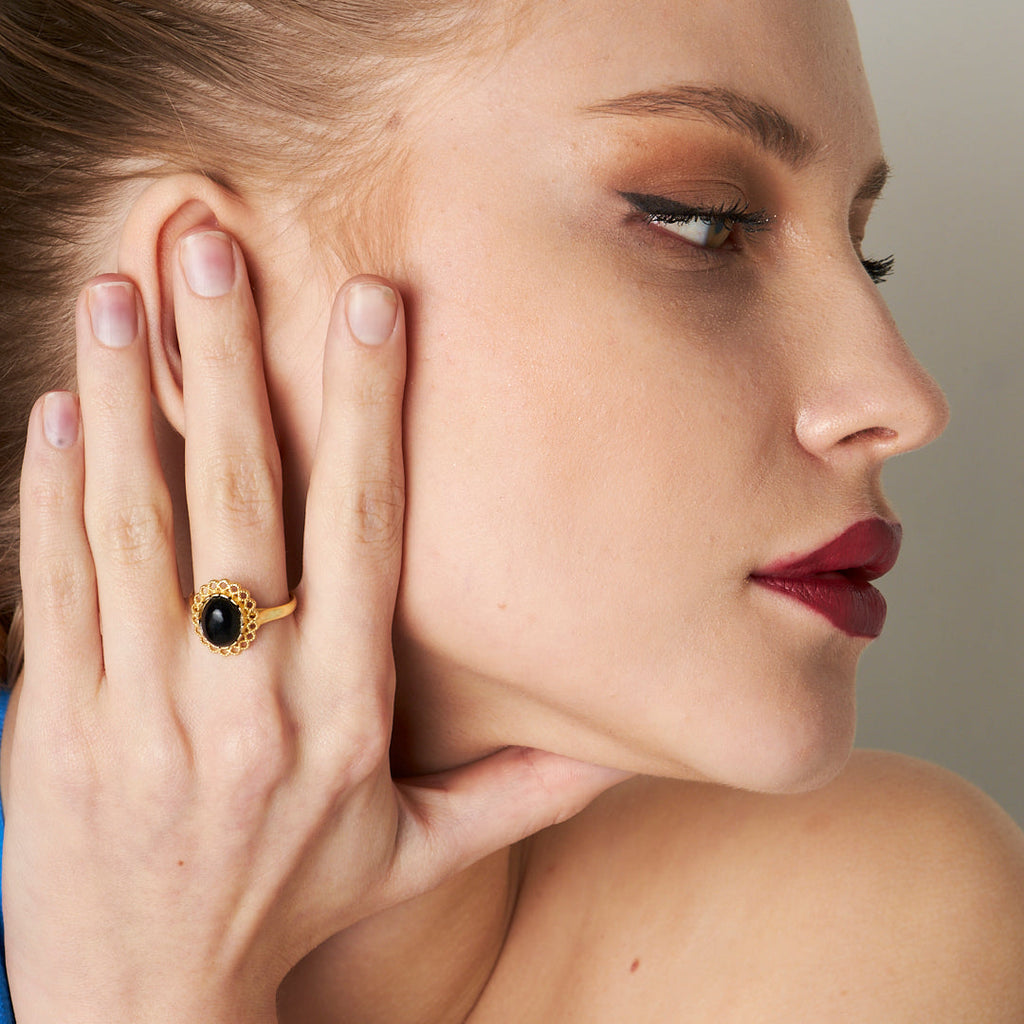 Safir Yüzük - 925 GÜMÜŞ