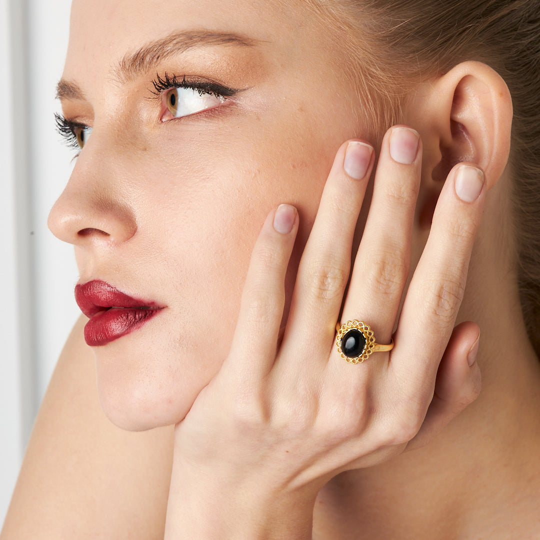 Safir Yüzük - 925 GÜMÜŞ