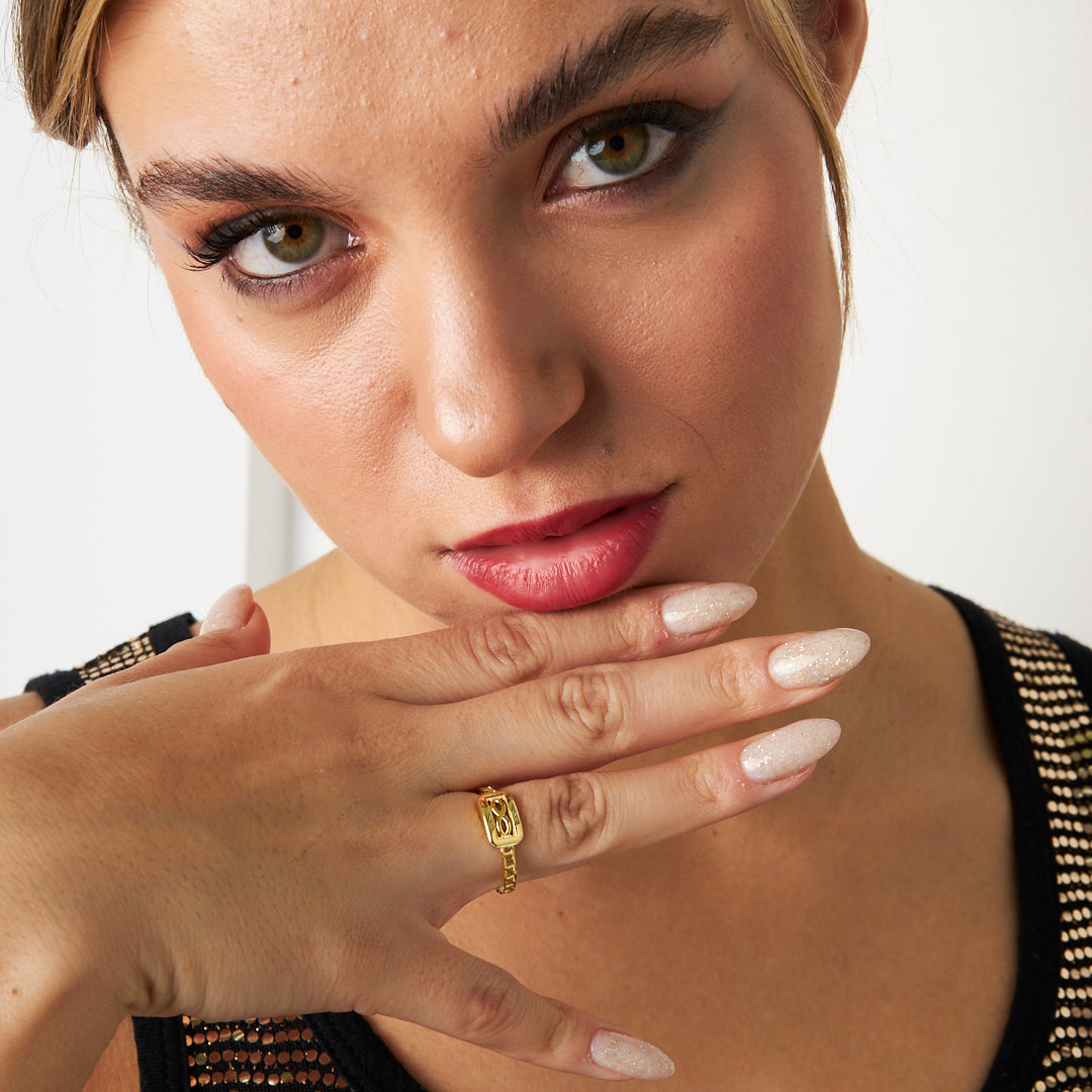 Basit Sonsuzluk Yüzük - 925 GÜMÜŞ