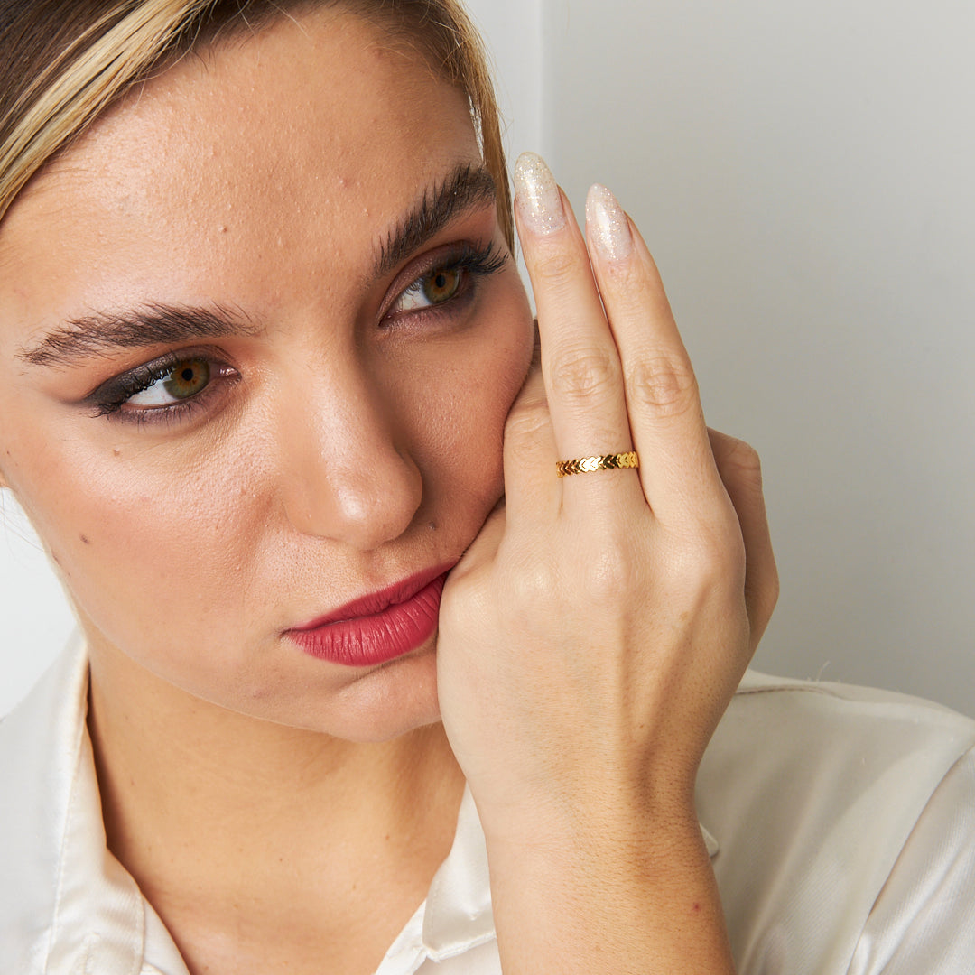 Başak Yüzük - 925 GÜMÜŞ