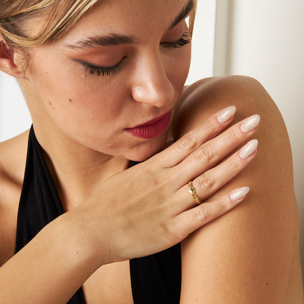 Yonca Yaprağı Yüzük - 925 GÜMÜŞ