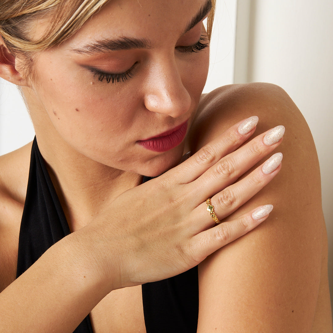 Yonca Yaprağı Yüzük - 925 GÜMÜŞ