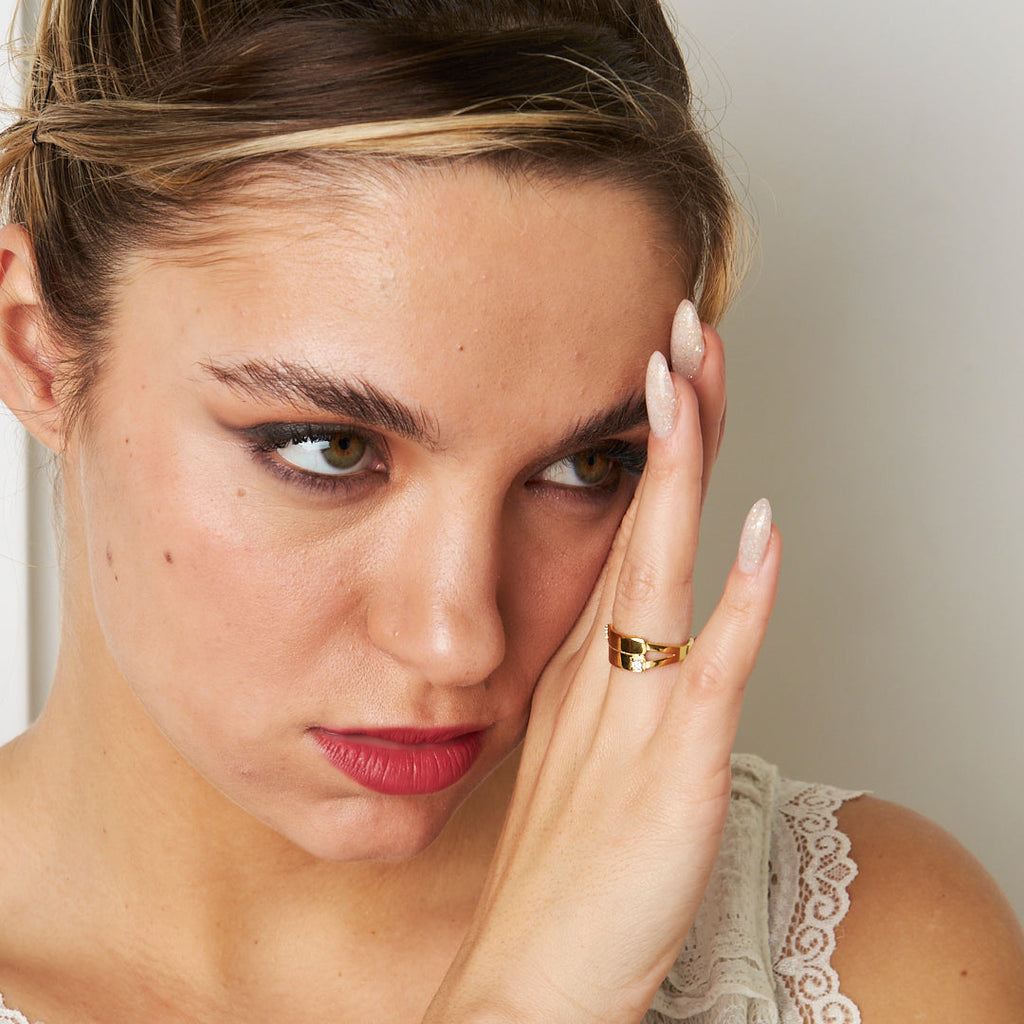 Tek Taş Yüzük - 925 GÜMÜŞ