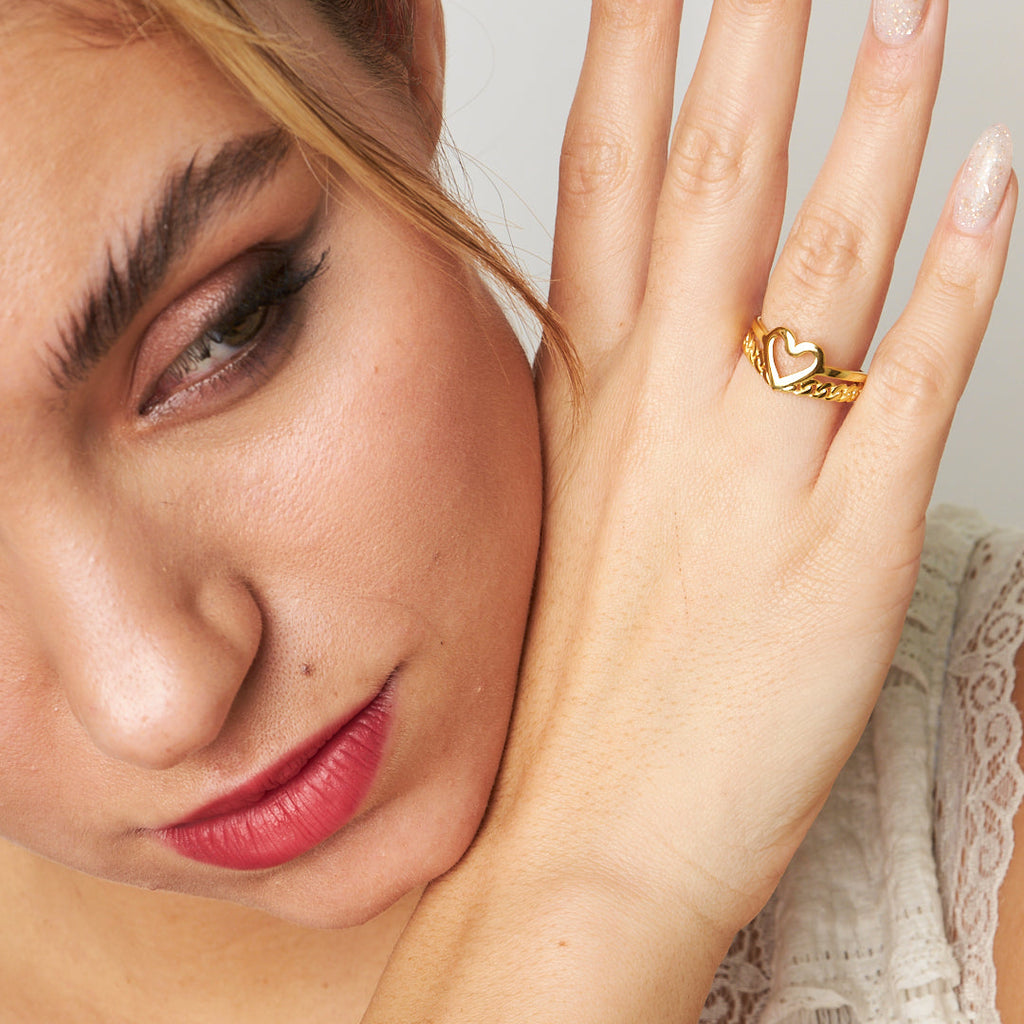 Zarif Kalpli Yüzük - 925 GÜMÜŞ