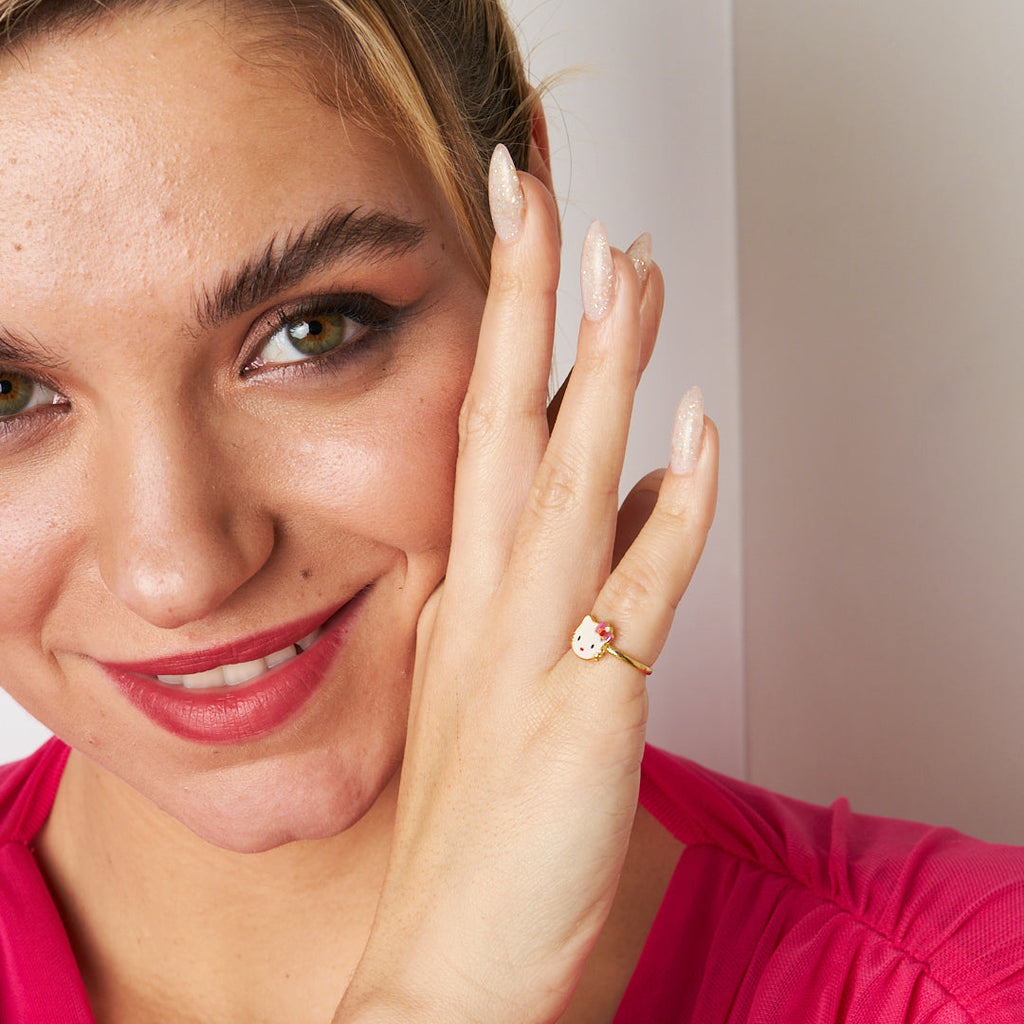 Hello Kity Yüzük - 925 GÜMÜŞ