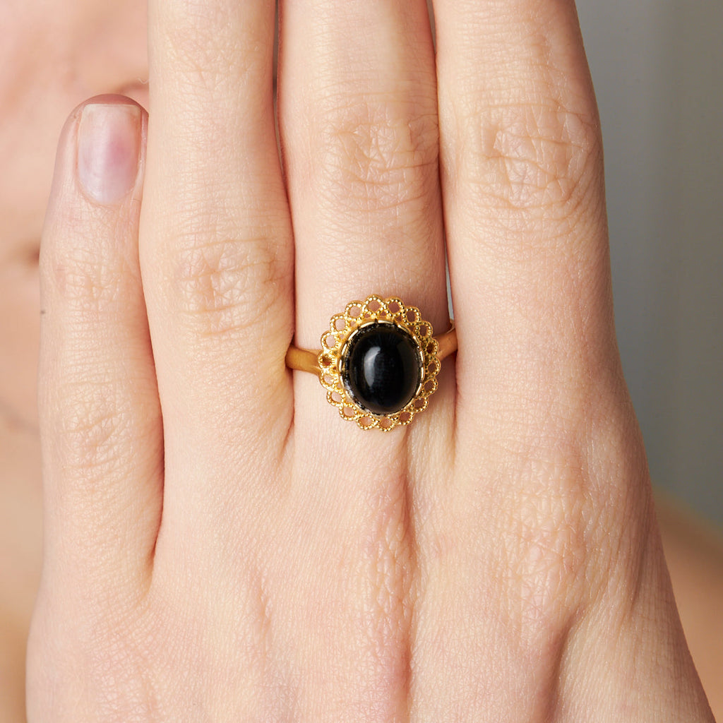 Safir Yüzük - 925 GÜMÜŞ