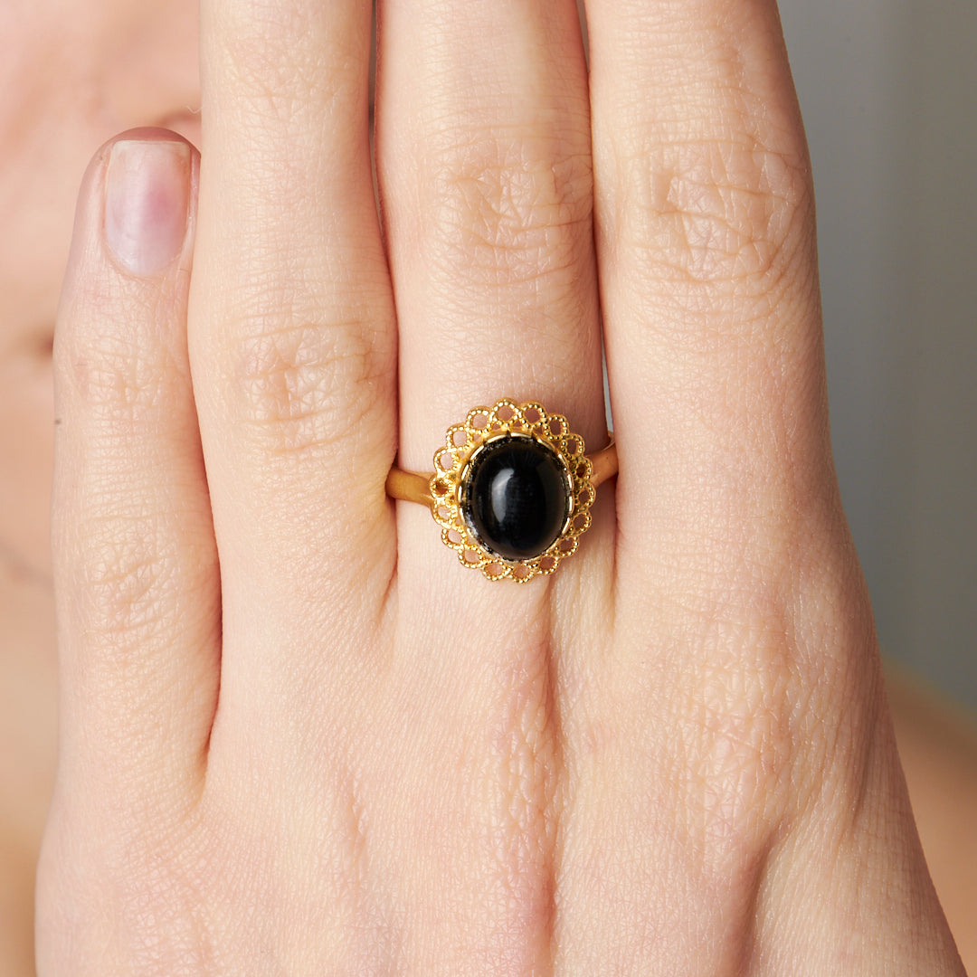 Safir Yüzük - 925 GÜMÜŞ