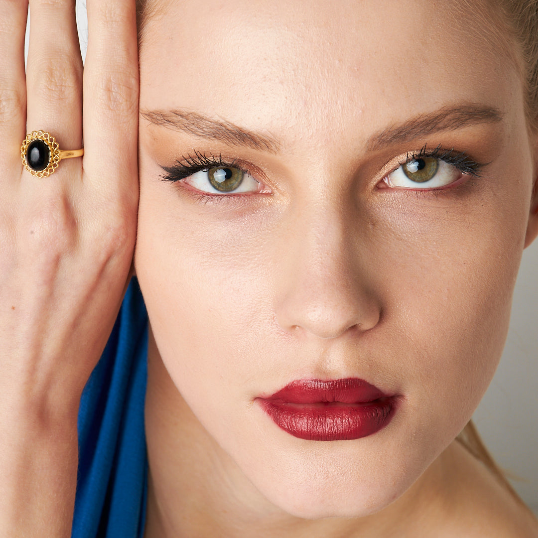 Safir Yüzük - 925 GÜMÜŞ