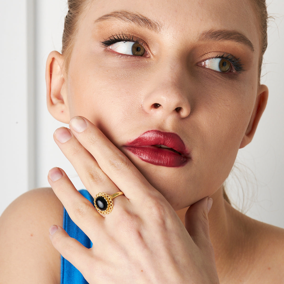 Safir Yüzük - 925 GÜMÜŞ