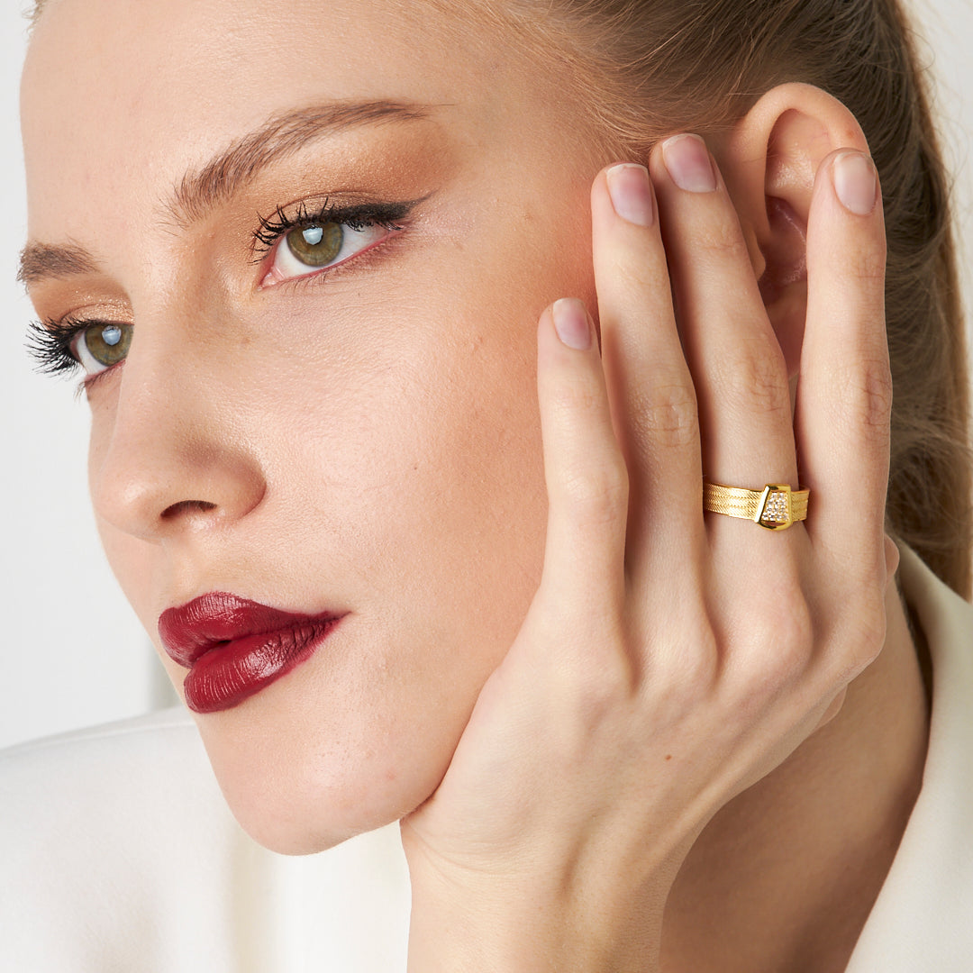 Hasır Yüzük - 925 GÜMÜŞ