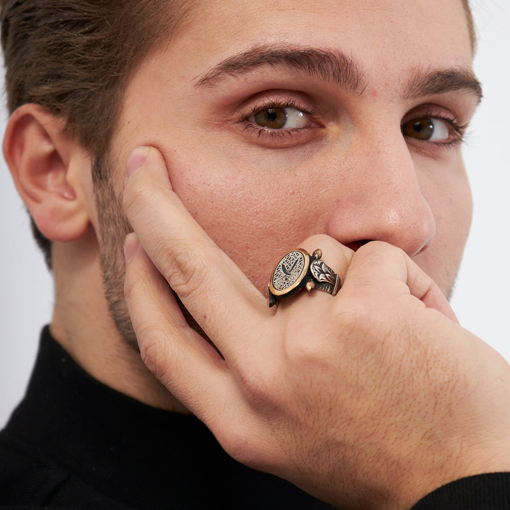 Oval Kılıç Yüzük - 925 GÜMÜŞ