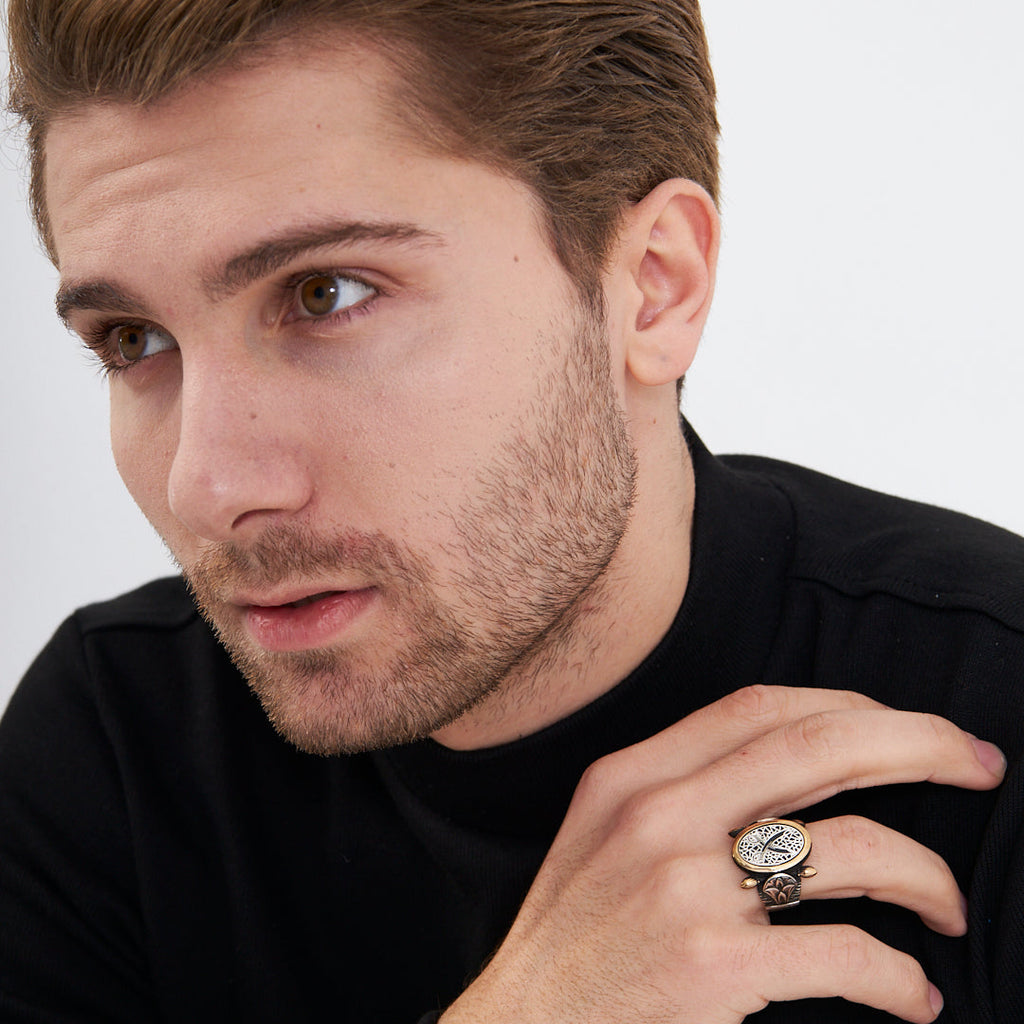 Oval Kılıç Yüzük - 925 GÜMÜŞ