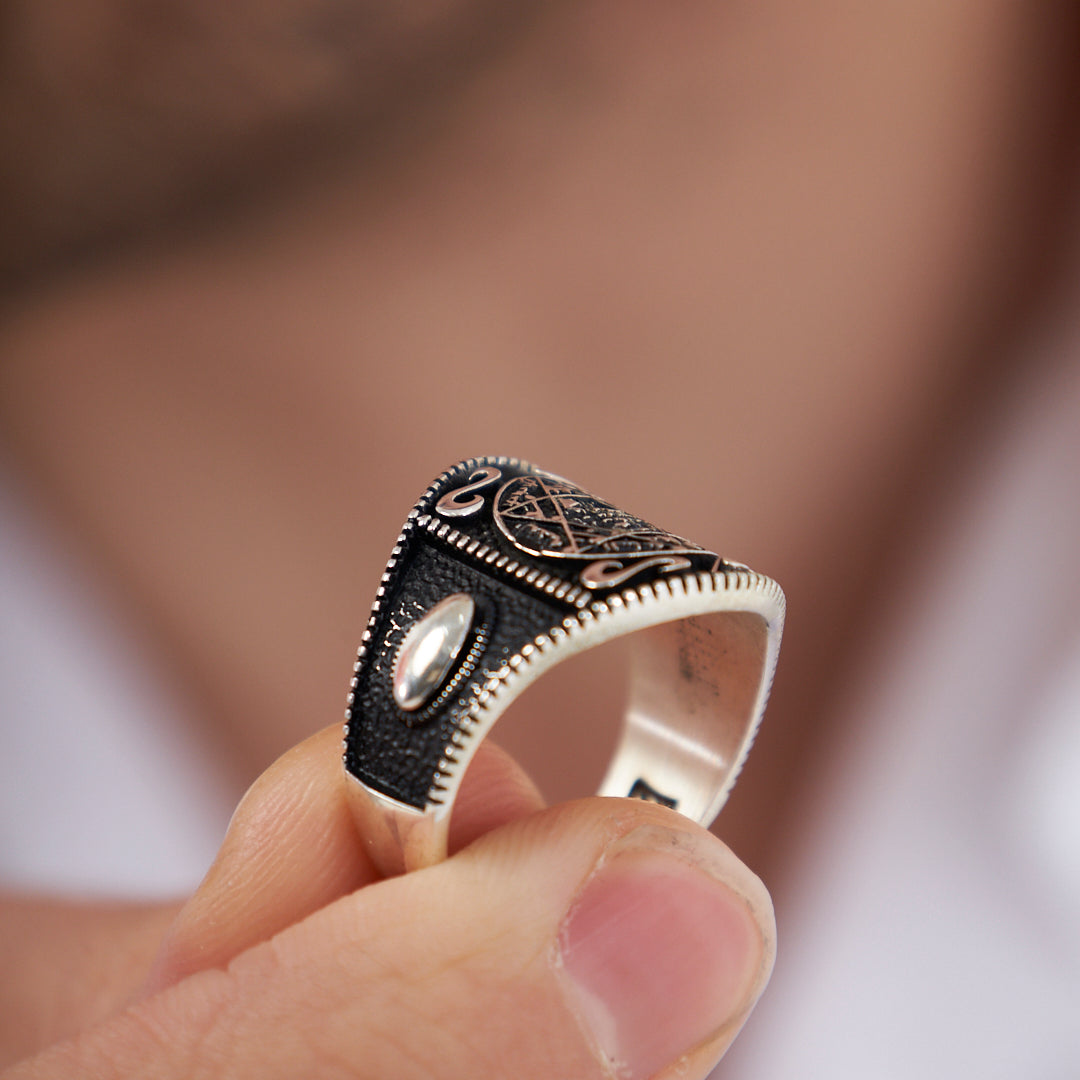 Mühür Yüzük - 925 GÜMÜŞ