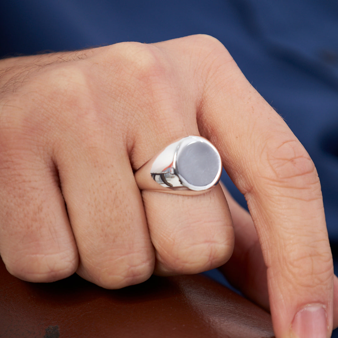 Basit Dairesel Halka - 925 GÜMÜŞ