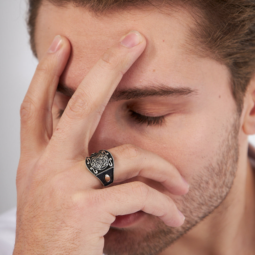 Mühür Yüzük - 925 GÜMÜŞ