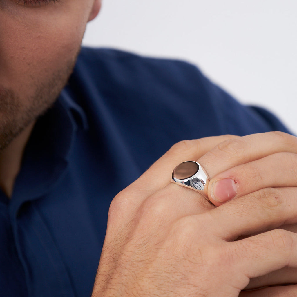 Basit Dairesel Halka - 925 GÜMÜŞ