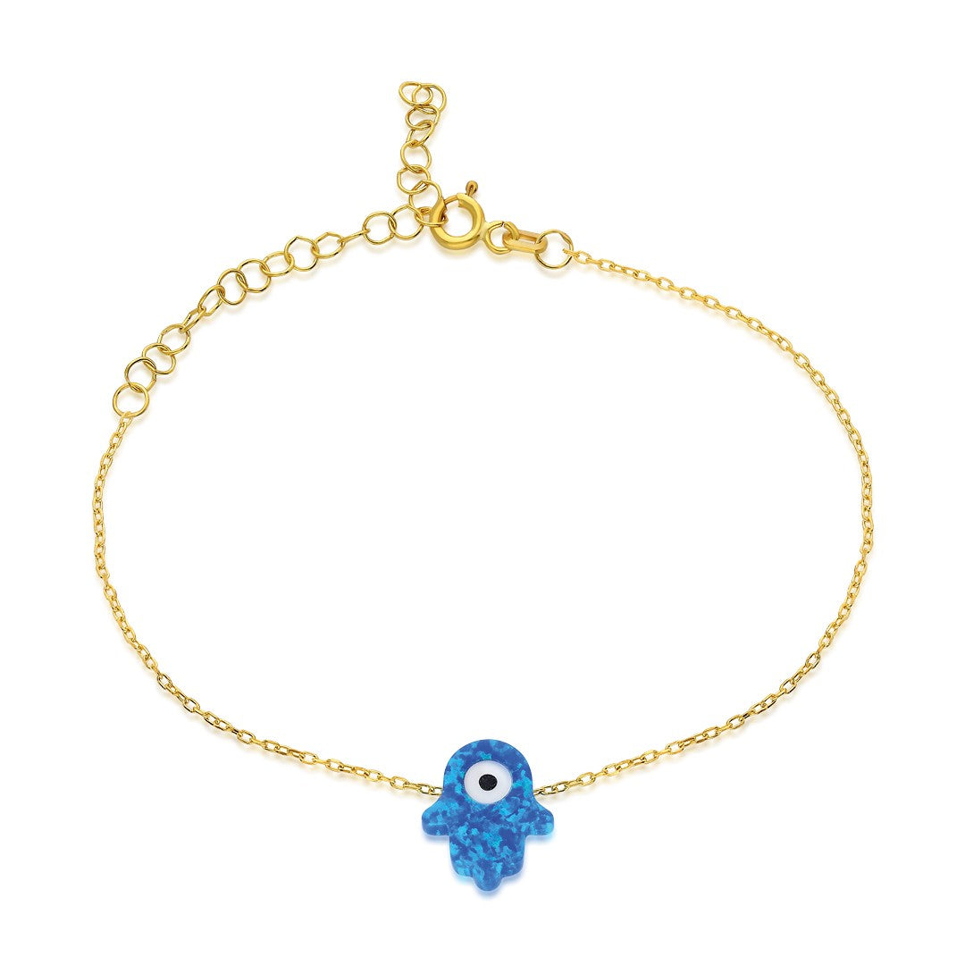 Orjinal Opal Fatma Anne Bilekliği - 925 GÜMÜŞ