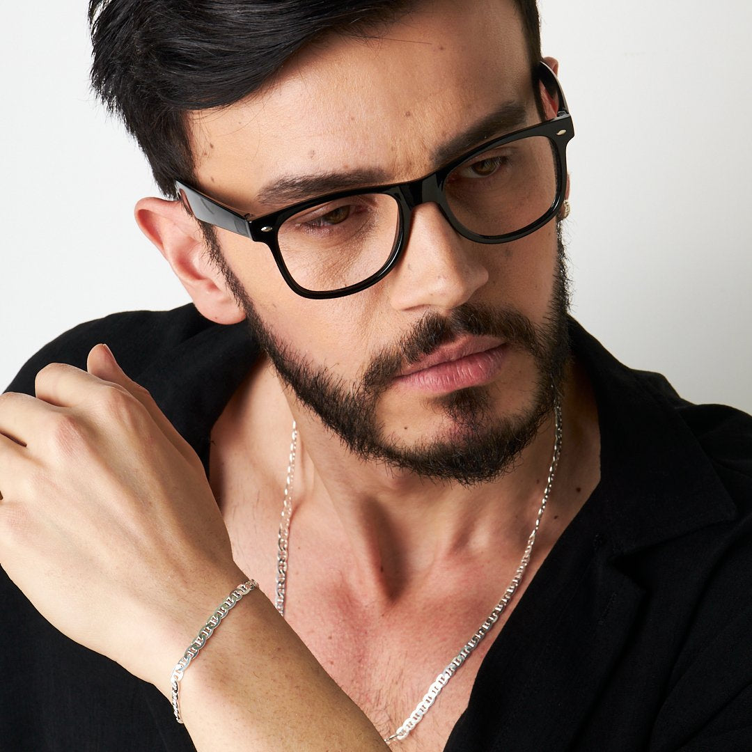 Örme Zincir Set - 925 GÜMÜŞ