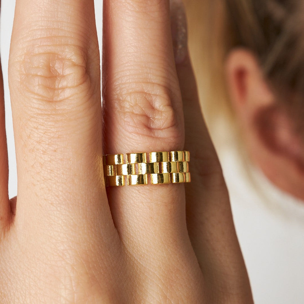 Rolex Yüzük - 925 GÜMÜŞ