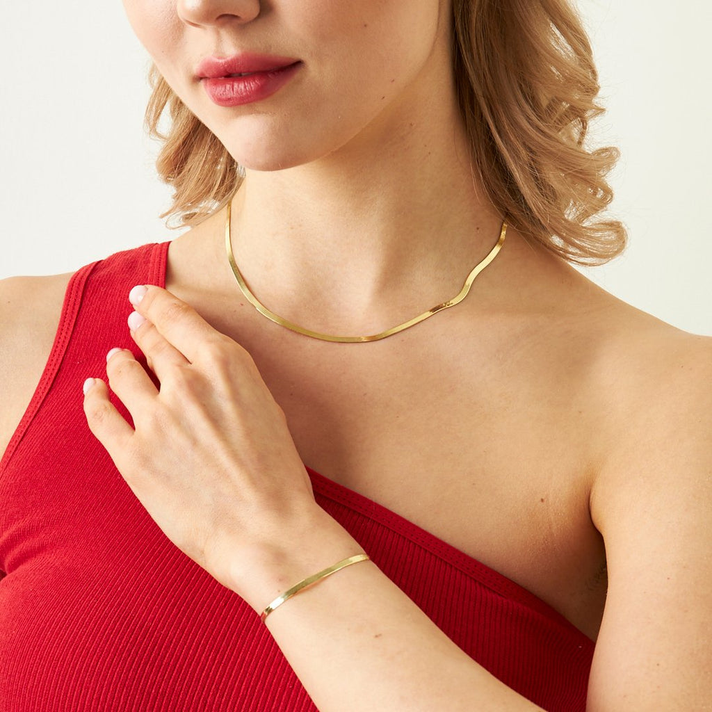 Yılan Zincir Seti - 925 GÜMÜŞ