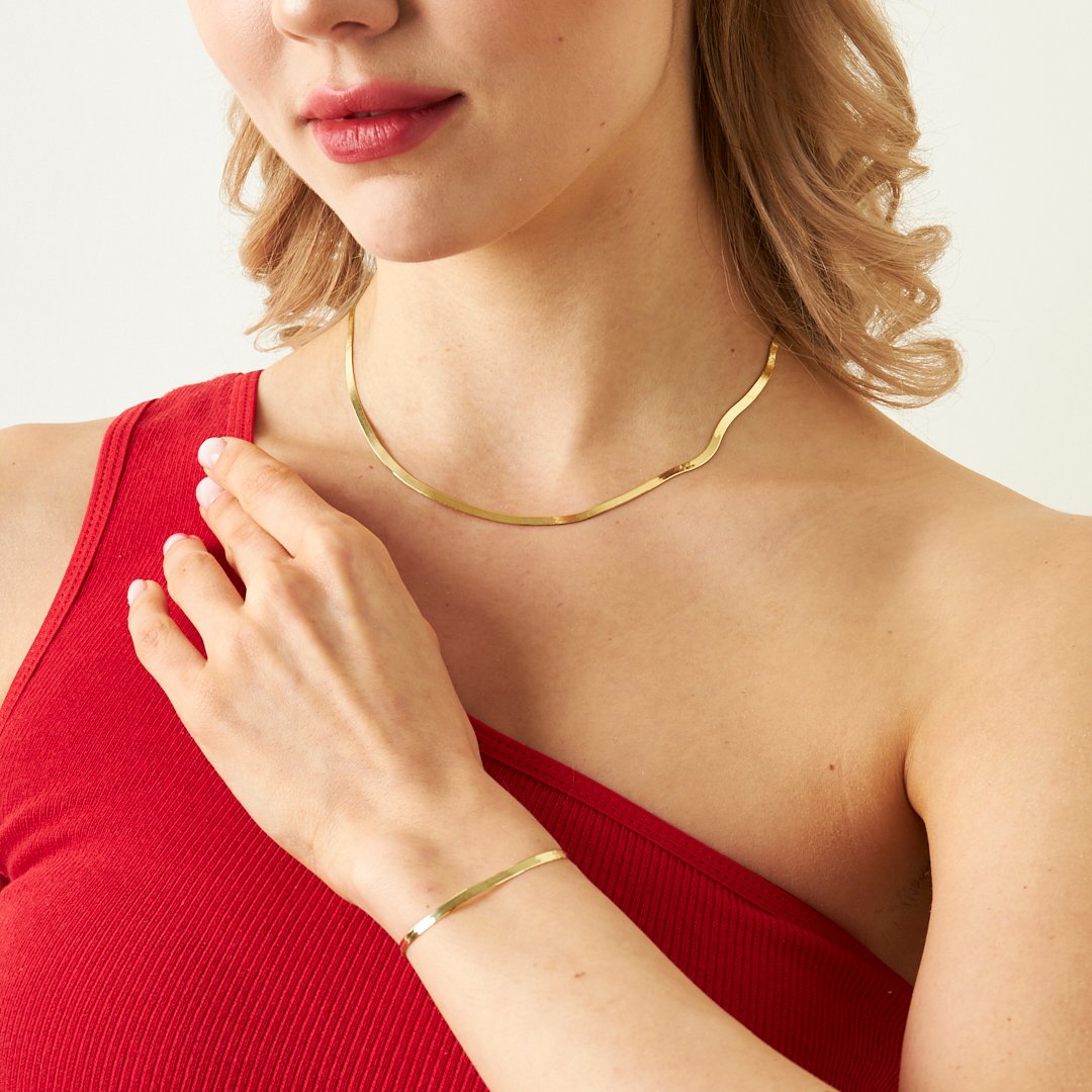 Yılan Zincir Seti - 925 GÜMÜŞ