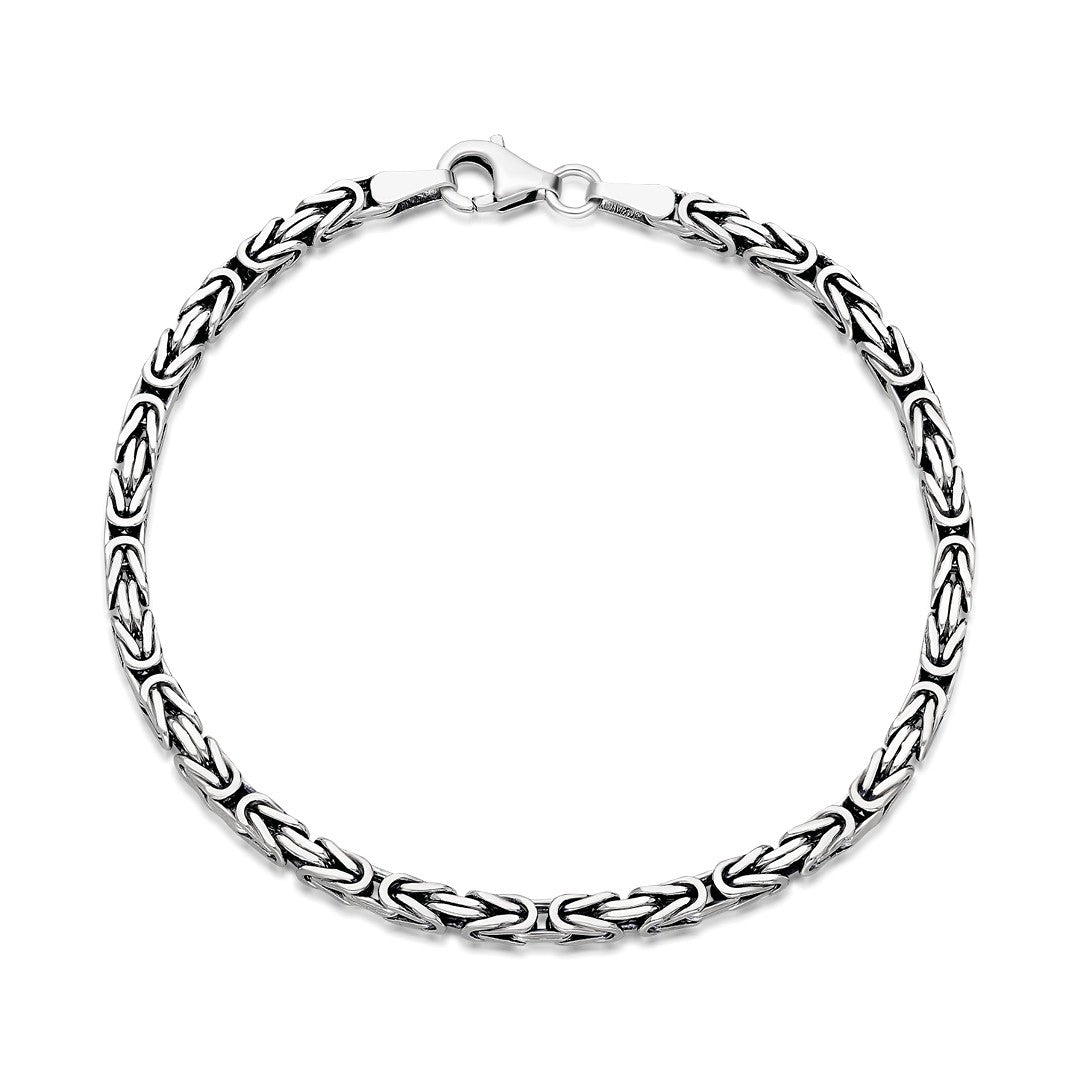 Spiral Model Zincir Bileklik - 925 GÜMÜŞ