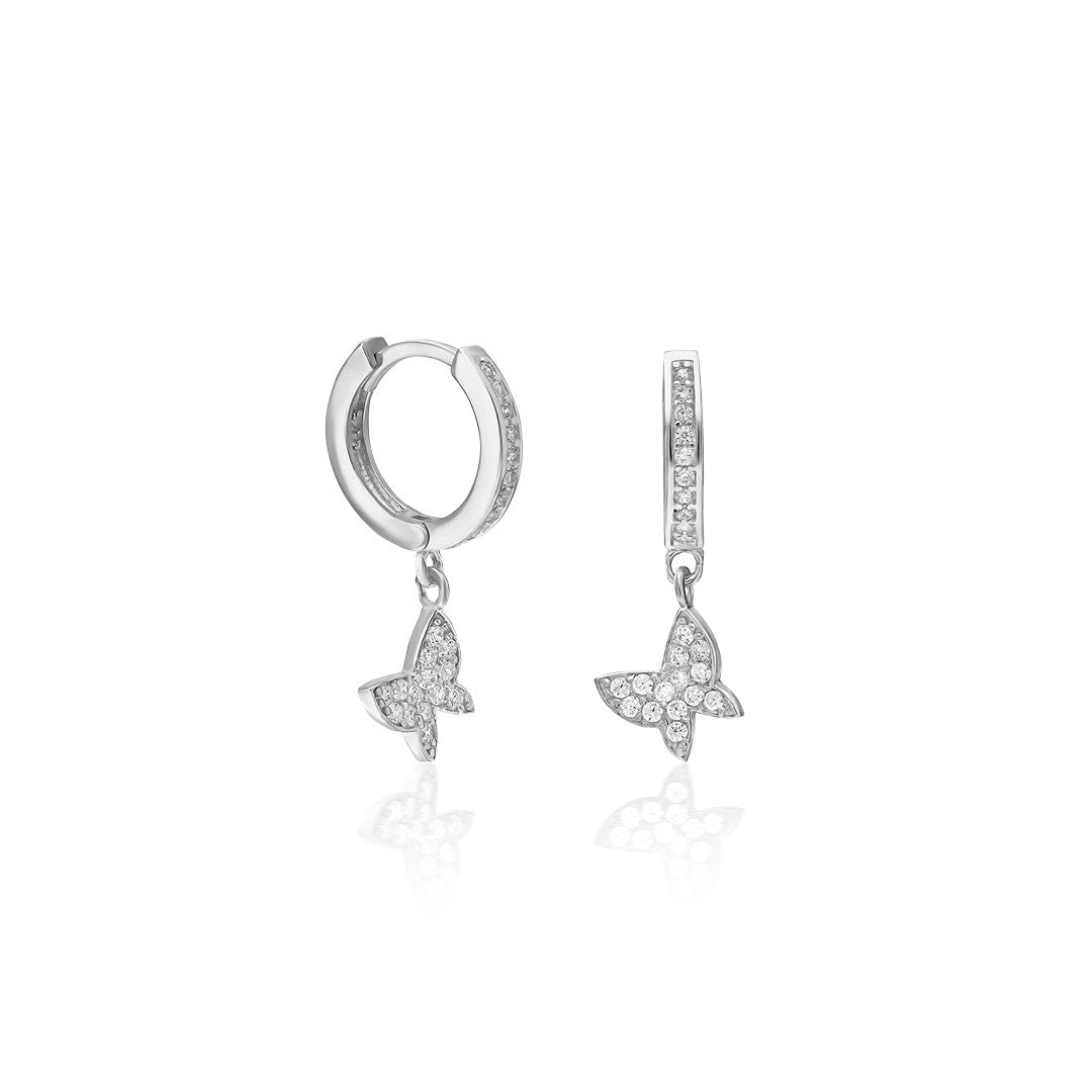 Kelebek Küpe - 925 GÜMÜŞ