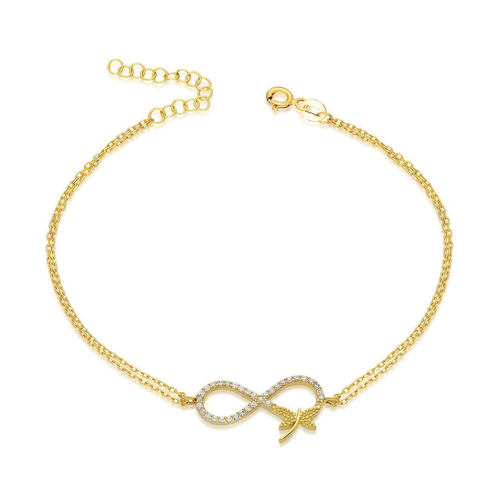 Yusufçuk Detaylı Sonsuzluk Bilekliği - 925 GÜMÜŞ
