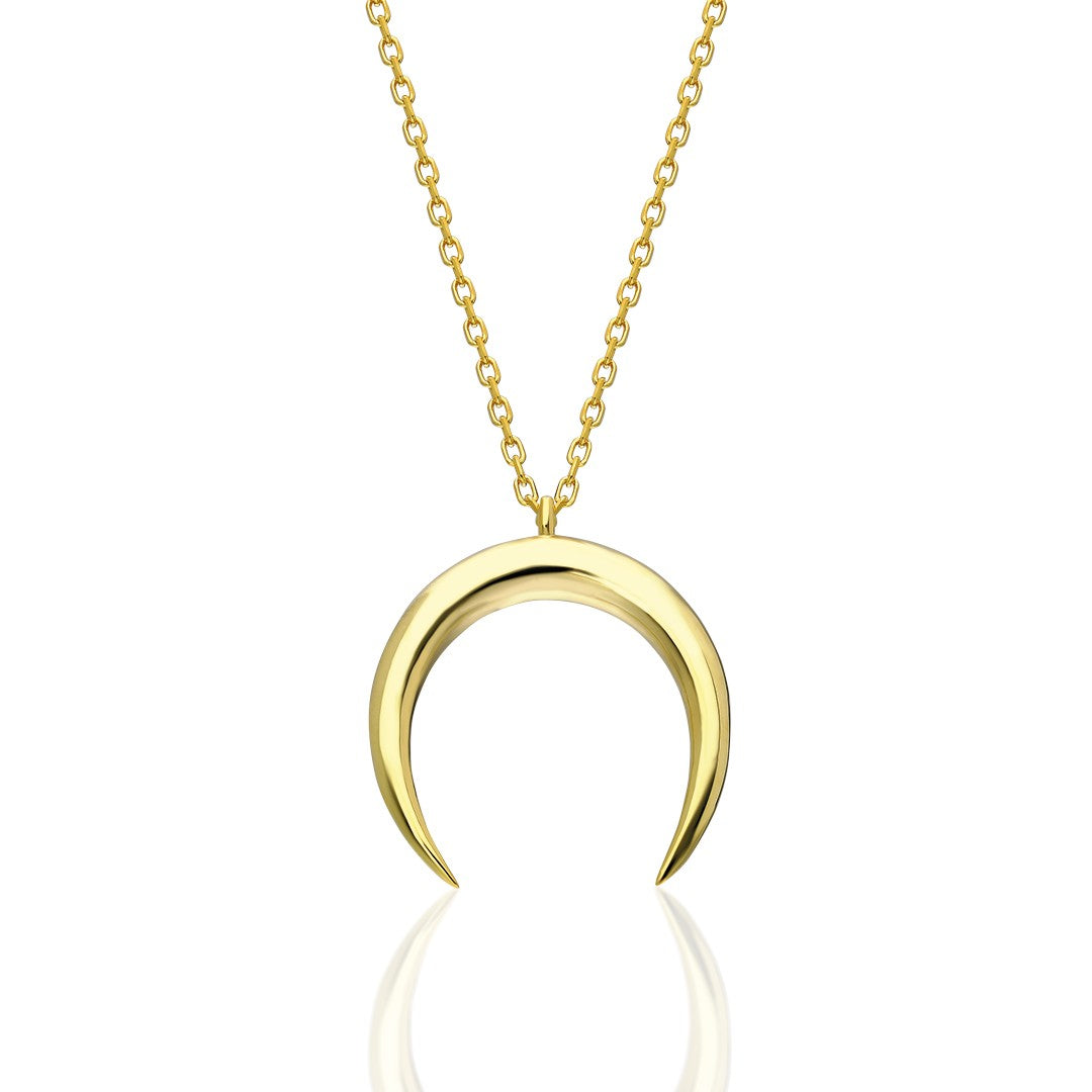 Yarım Ay Kolye - 925 GÜMÜŞ