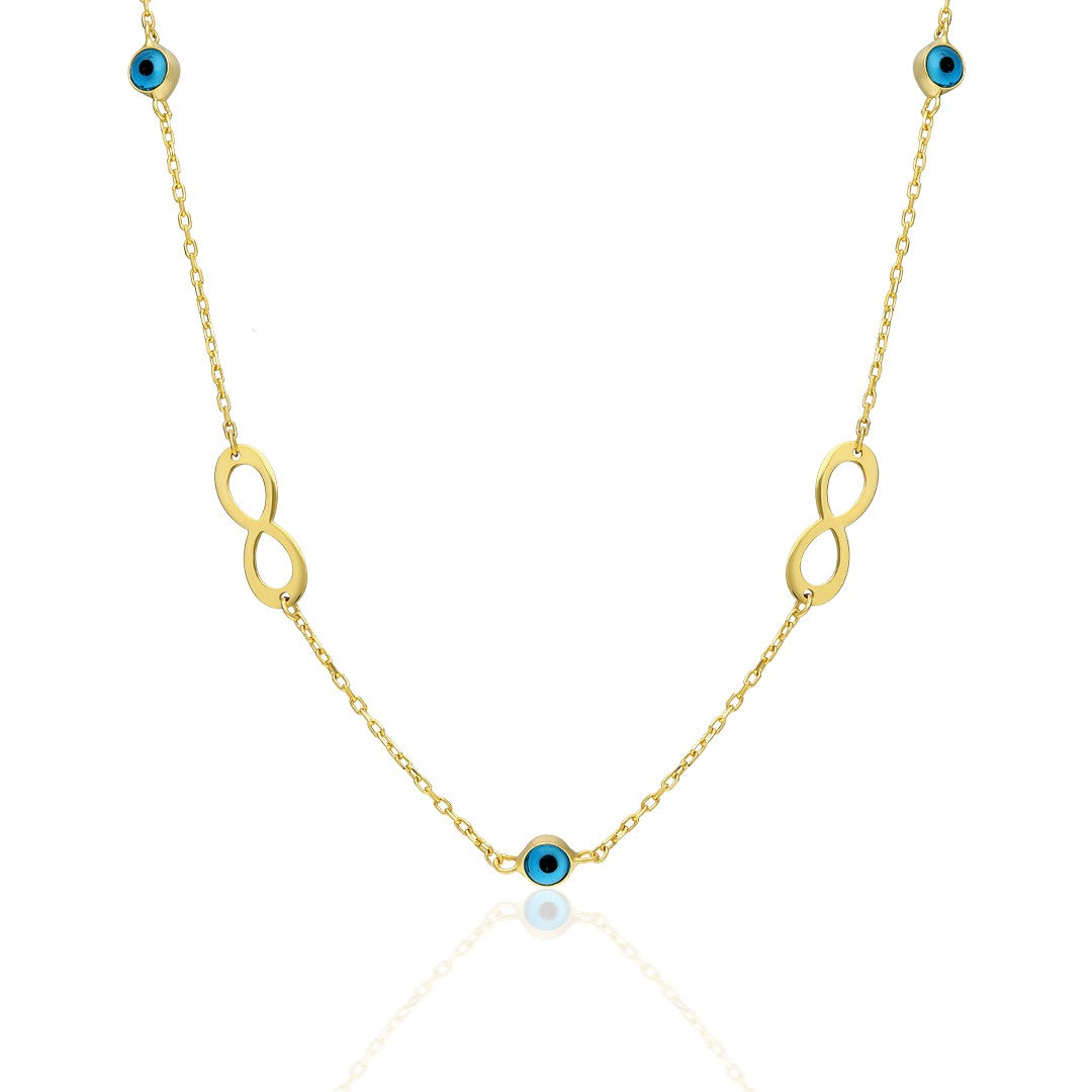 Nazar Sonsuzu Kolye - 925 GÜMÜŞ