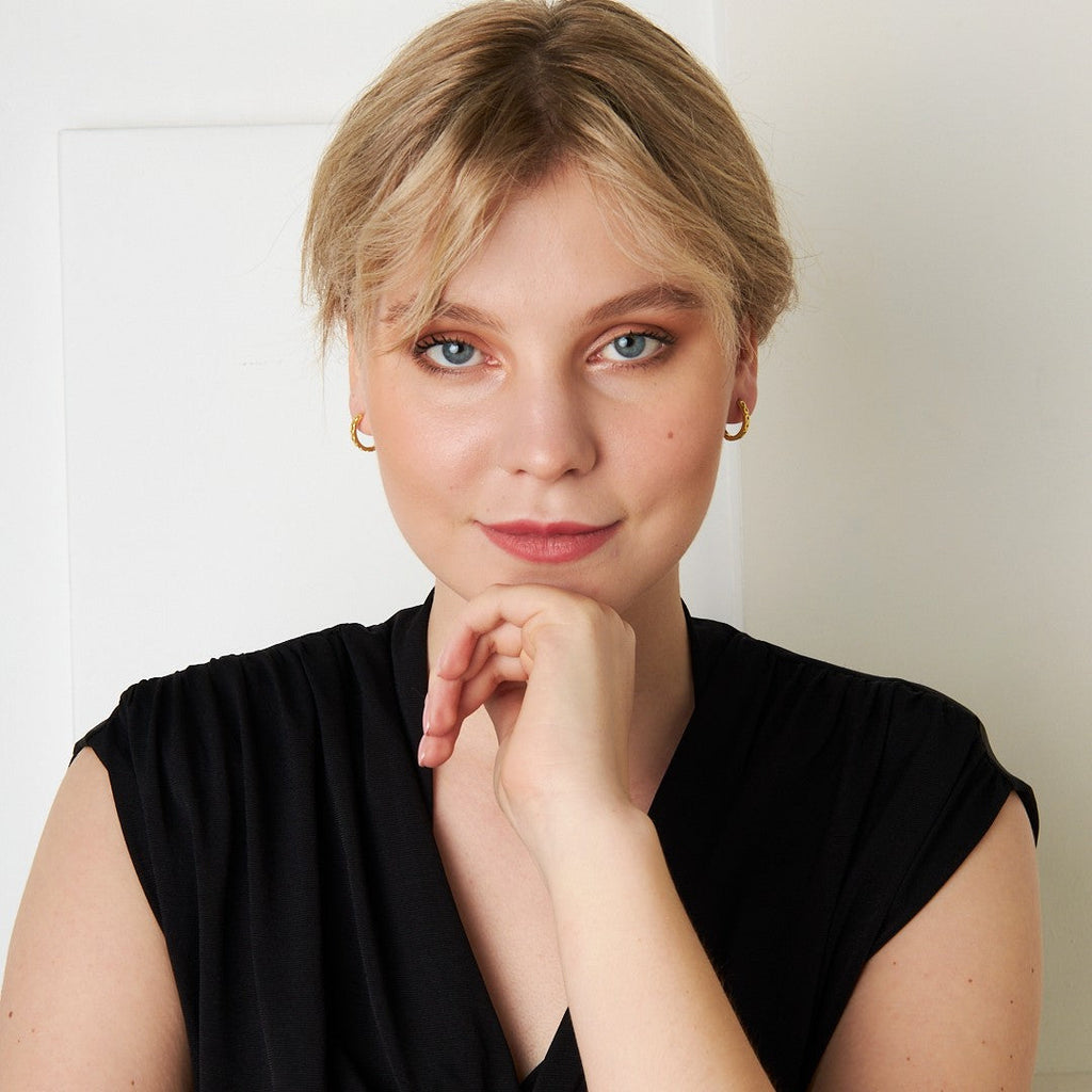 Sonsuz Detaylı Halka Küpeler - 925 GÜMÜŞ