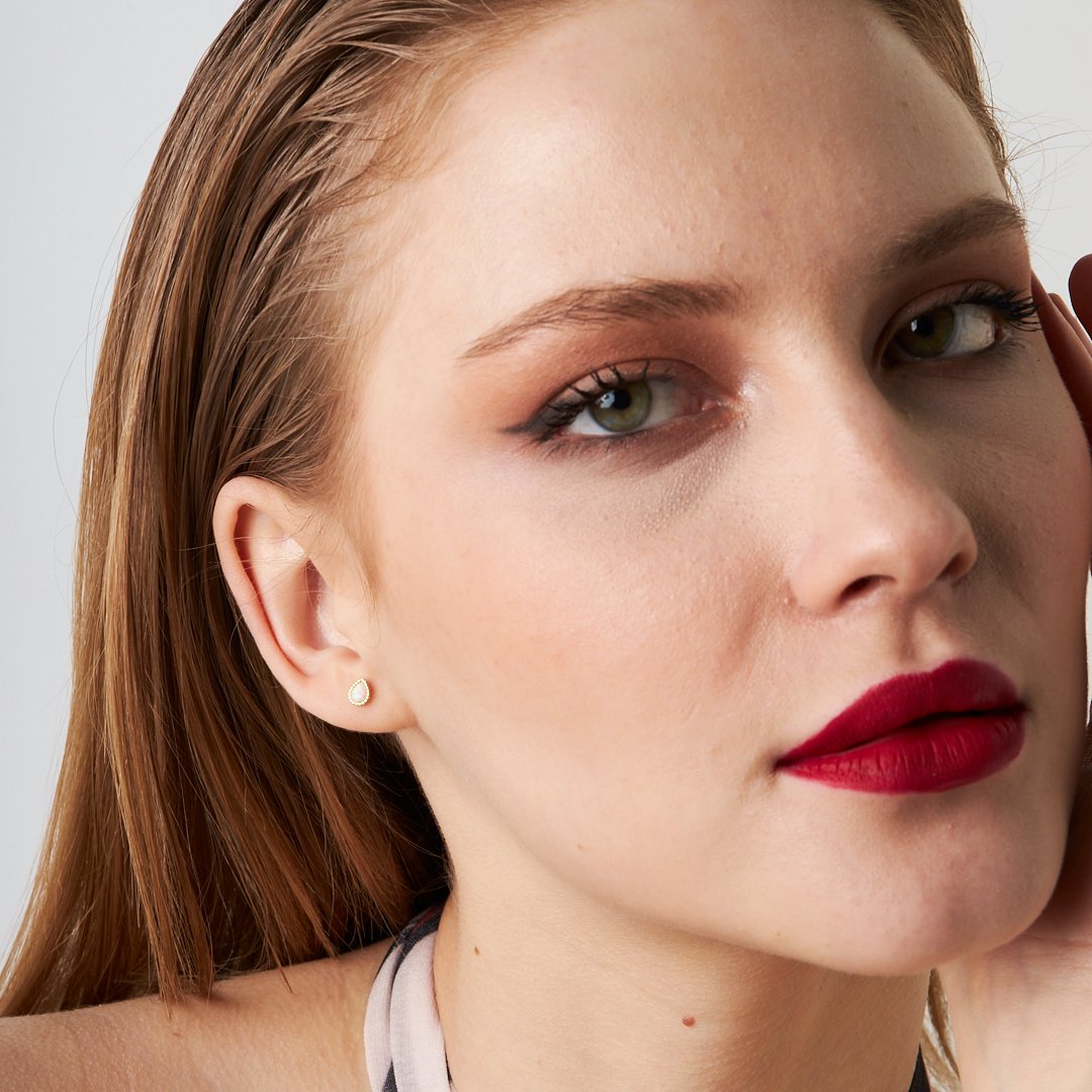 Su Damlası Piercingi - 925 GÜMÜŞ