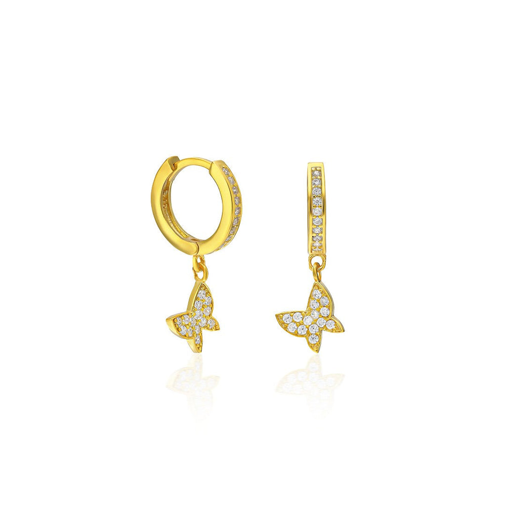 Kelebek Küpe - 925 GÜMÜŞ