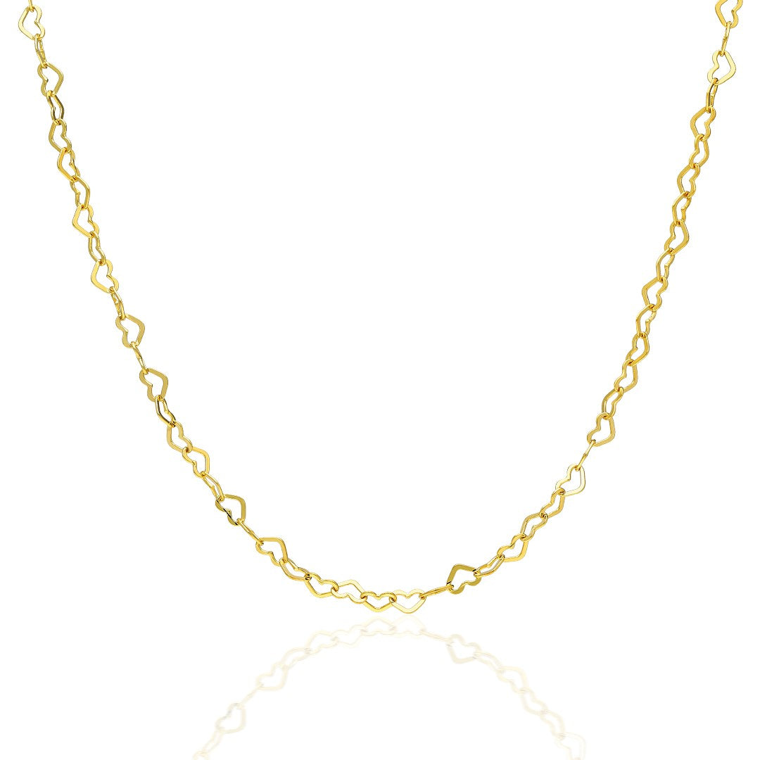 Kalpli Zincir Kolye - 925 GÜMÜŞ