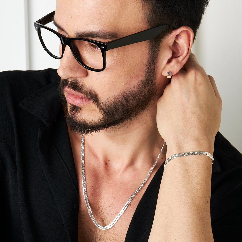 Örme Zincir Set - 925 GÜMÜŞ