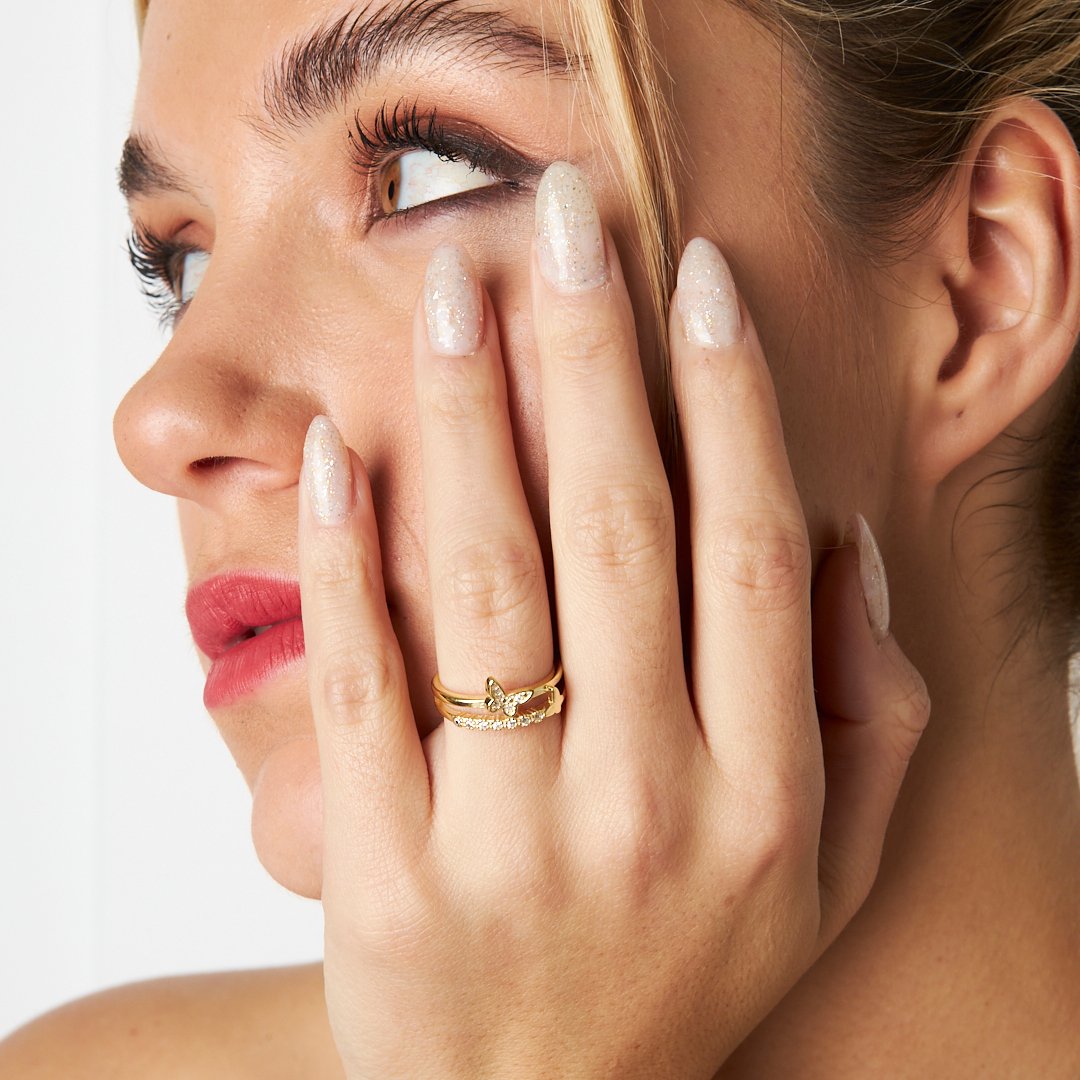 Kelebek Yüzük - 925 GÜMÜŞ