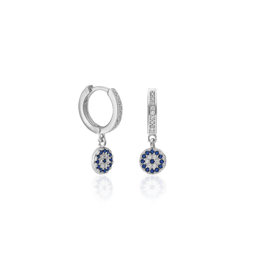 Nazar Taşlı Küpeler - 925 GÜMÜŞ