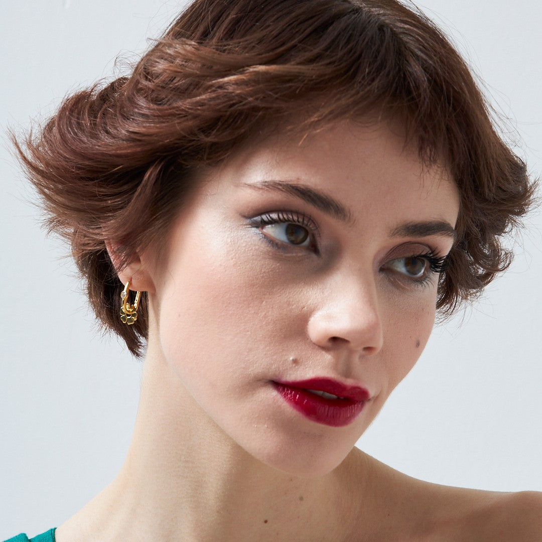 Çark Küpe - 925 GÜMÜŞ