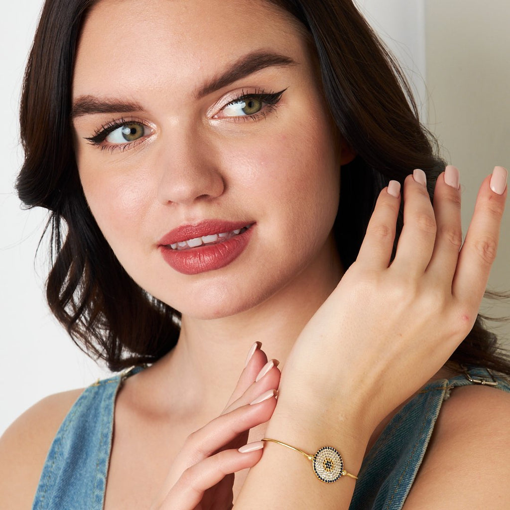 Asansörlü Sosyete  Göz Bilekliği - 925 GÜMÜŞ