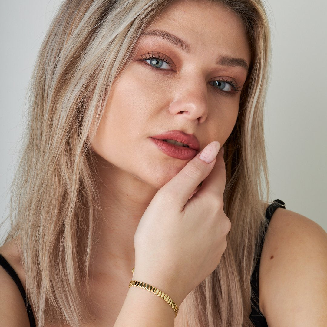 Tekne Zinciri Bilezik - 925 GÜMÜŞ