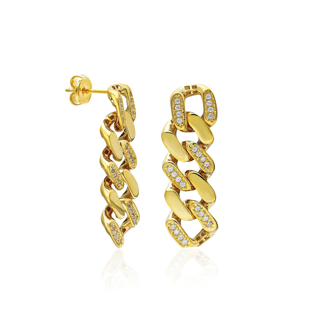 Zirkon Taşlı Gurme Küpe - 925 GÜMÜŞ