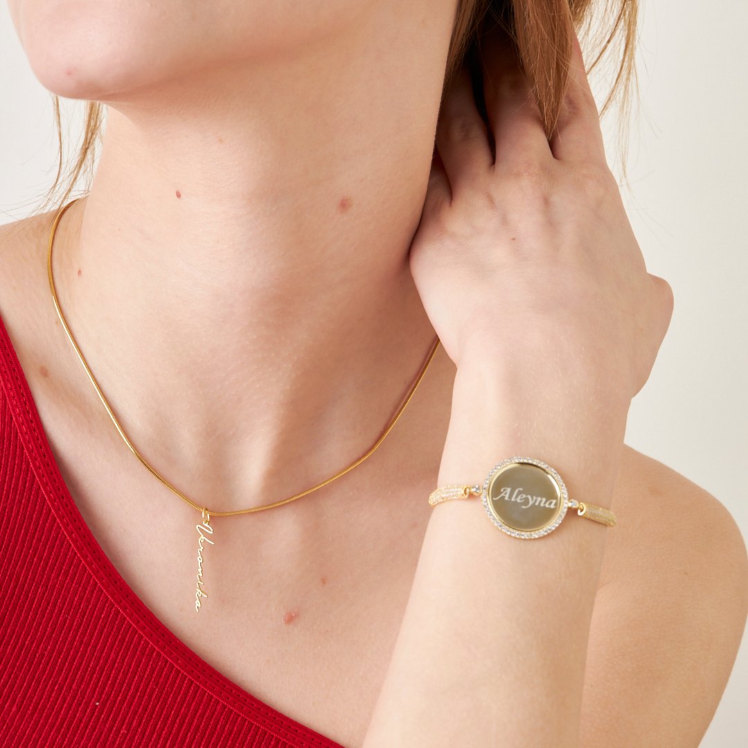 Adlandırılmış Zincir Seti - 925 GÜMÜŞ