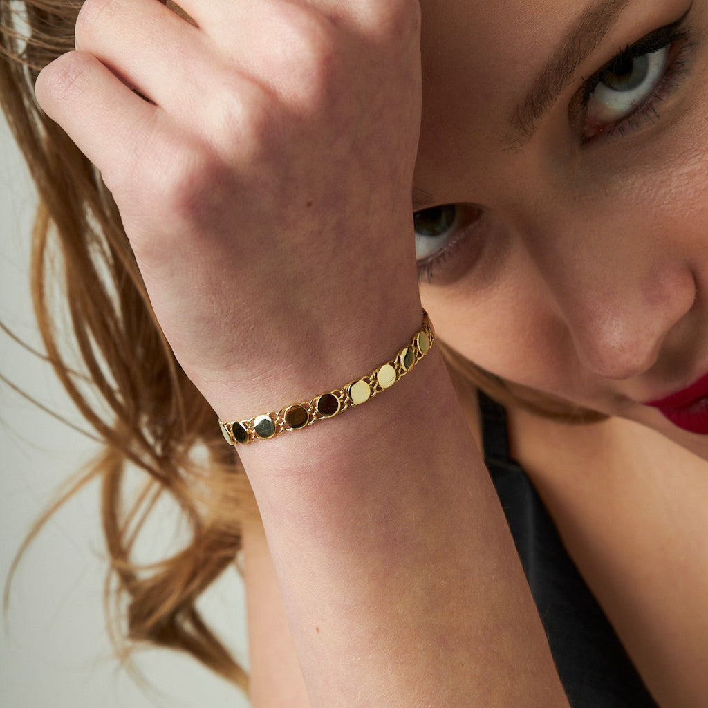 Yuvarlak Zincir Bilezik - 925 GÜMÜŞ